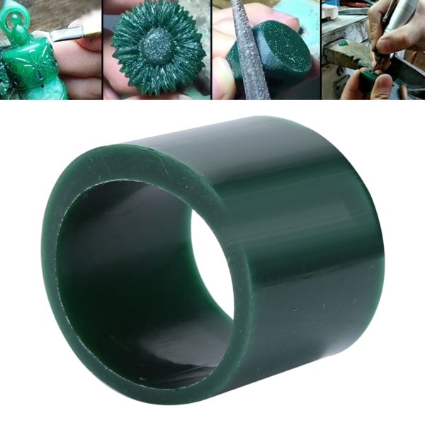 Grønt utskjæringsvoksrør Smykker Smykkerdesigne voksformer Armbåndfremstillingsmodeller (Egg&#8209;formet S )
