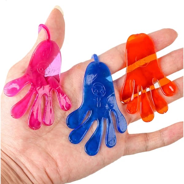 6 stk. Sprø Moro Elastiske Glitter Klebrige Hender