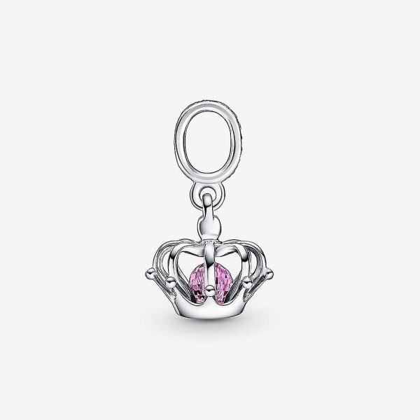 Aito Pandora S925 Herr Dam Sterling Silver Zirconia Crown Charm