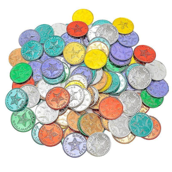 Lucky Pirate Guldmønter Plast Sæt, Guld Treasure Coins