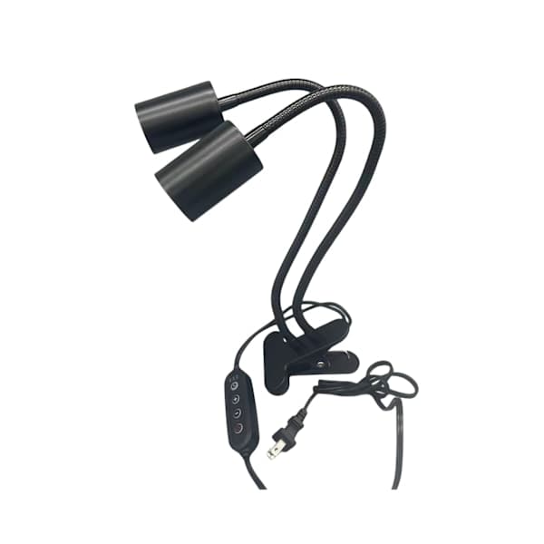 Dobbelt varmelampe til terrarium / UVA-lampe til krybdyr