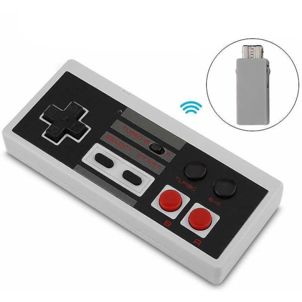Uppladdningsbar trådlös Controller Pad Turbo För Nintendo Nes Classic Mini Console