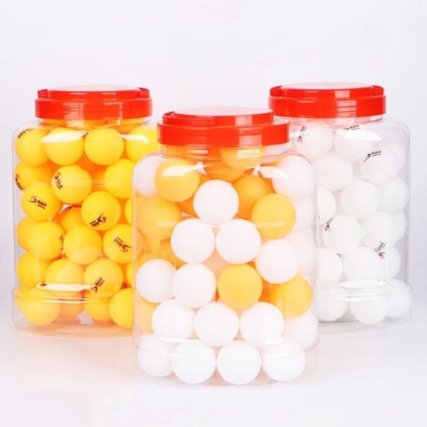 60/140STK Bordtennisbolde 3 Stjernet Bordtennisbold GUL gul 60stk-60stk yellow 60pcs-60pcs