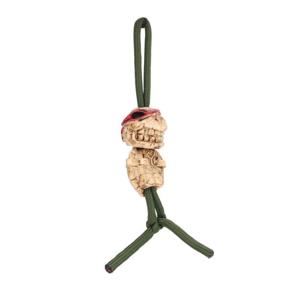 Turtle Skull Beads -avaimenperä hartsi Kannettava ripustettava koristepääkallohelmiketju koululaukkuun, autotyyppi 3