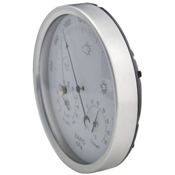 Vejrstation barometer med analog urskive med termometer hygrometer målinger af atmosfærisk tryk enkelhed og let at læse--.pa