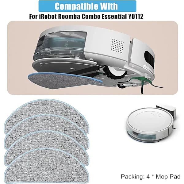 Ersättningsmoppdynor för iRobot Roomba Combo Essential Y0112
