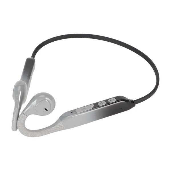 Åpne ørebeinledningshodetelefoner Bluetooth 5.0 innebygd mikrofon IP56 vanntette trådløse sportshodetelefoner for løping Svart grå