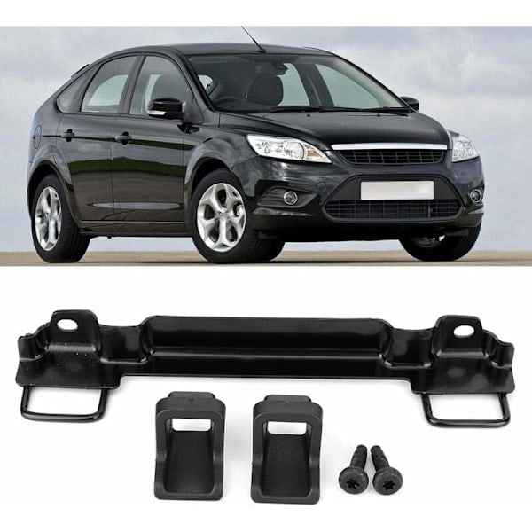 Paris_Universal ISOFIX-stålfæste, Autostolsfæste ISOfix-kit, Lille, Holdbar, Lang levetid, Stabil til bil (Sort)