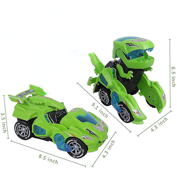 Transformers leksaker för 3-6 år gamla pojkar dinosaurie leksaker