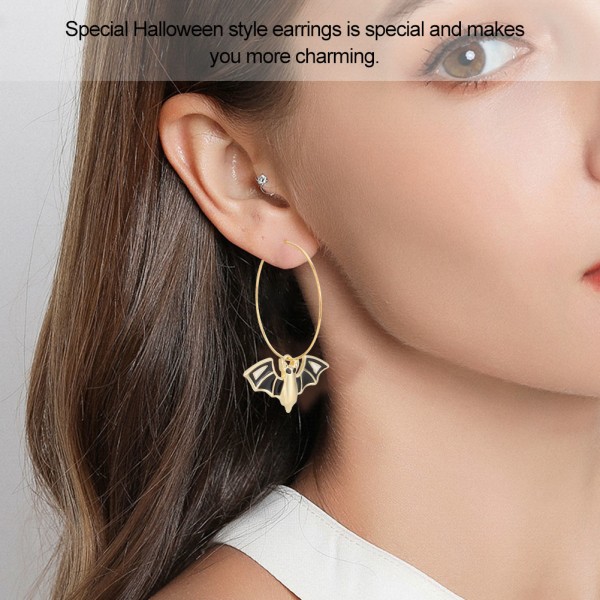 2 par Halloween stil kvinder søde mode øreringe ørestuds tilbehør smykker