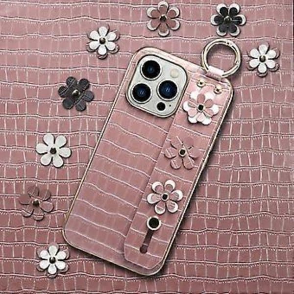 Slitesterkt PU-lærfutteral med stativ for iPhone 12 Pro Max