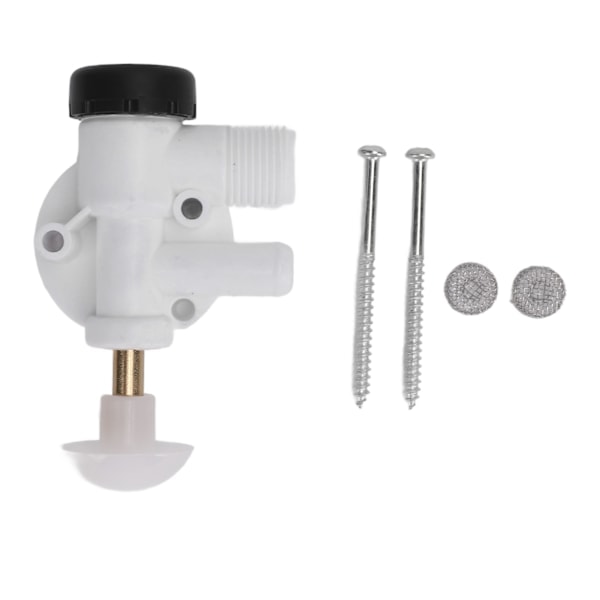 RV Vandventil Kit Lækagesikker Plast 385314349 Autocamper Toiletventil Kit Erstatning for Dometic 210 510 706 709 748