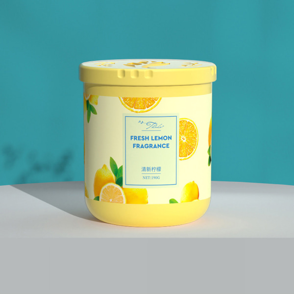 Air Freshener Långvarig hemparfym Doft Aromaterapi för Bedroom Toilet Citron