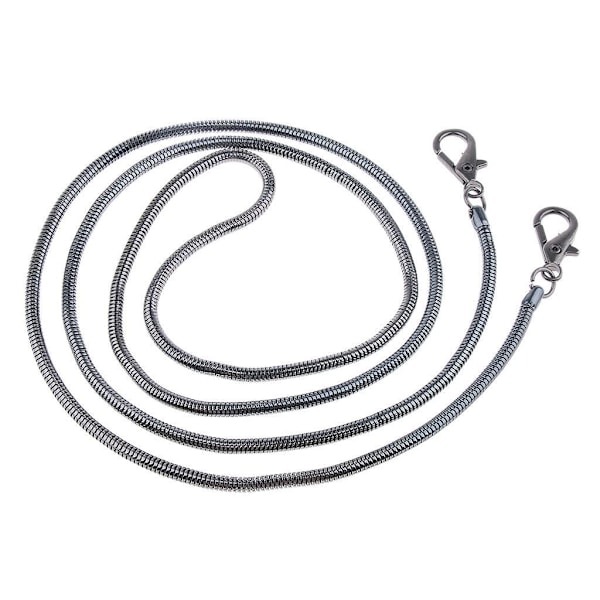 1/2 120 cm Kvinnor Retro Metallkedja Handväska Handväska Handväska Rem DIY Väska 1Set