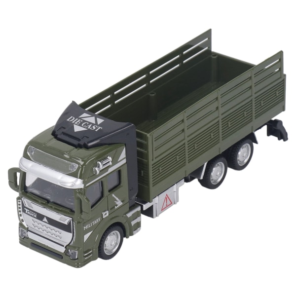 Transport Truck Model 18,6 cm Længde Metal Legering Pullback Transporter Truck Model Legetøj til Legesamling
