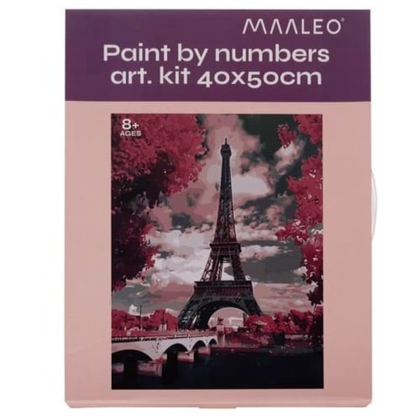 Maalaa Numeroiden Mukaan -setti - 40x50cm - Torni—pa