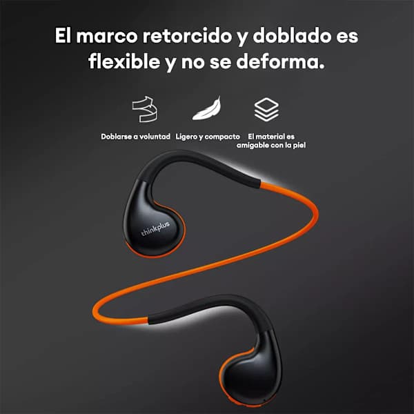 X7 Bluetooth Hovedtelefoner med Knogleledning, Sort