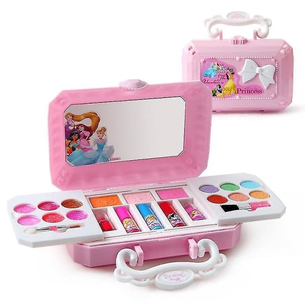 Princess Handväska Makeup Set Disney Kids Beauty Play Toy Box