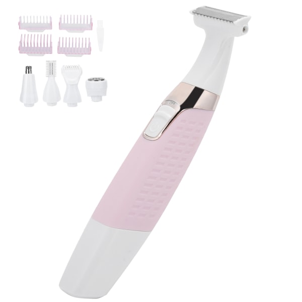 Elektrisk hårborttagningsapparat USB uppladdningsbar rakapparat för kvinnor smärtfri 5 i 1 hårborttagningsmaskin