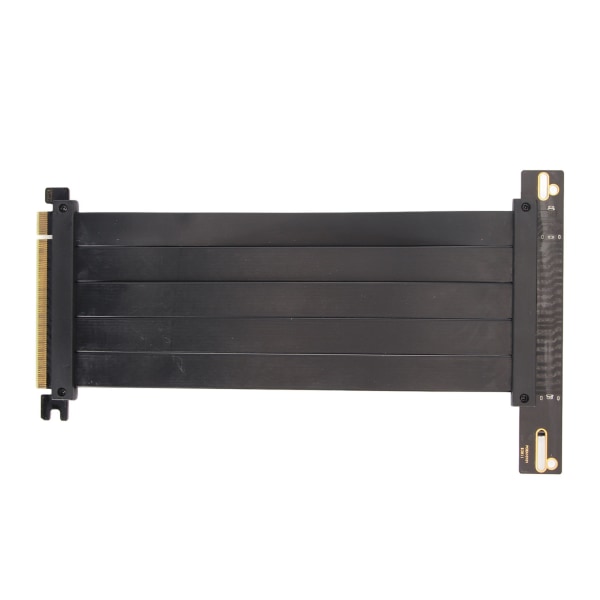 PCIE 4.0 X16 stigerørkabel Høyhastighets fleksibel forlengerkortforlengelsesport 90 graders GPU-forlengelseskabel for RTX 4090 svart 30 cm / 11,8 tommer