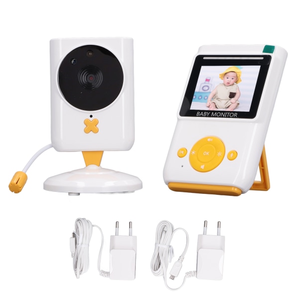 HD Baby Camera Monitor Night View Home Security Monitor med skjerm 100?240V EU Plugg