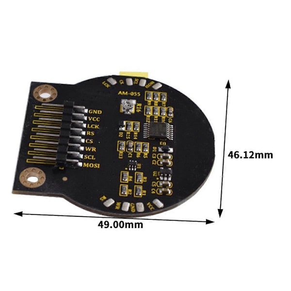 2.2 Tommers Tft Farge Lcd Fargeskjerm 128x128 Punkt- Skjerm Rund TFT Multifunksjons LCD Display Modul.pa
