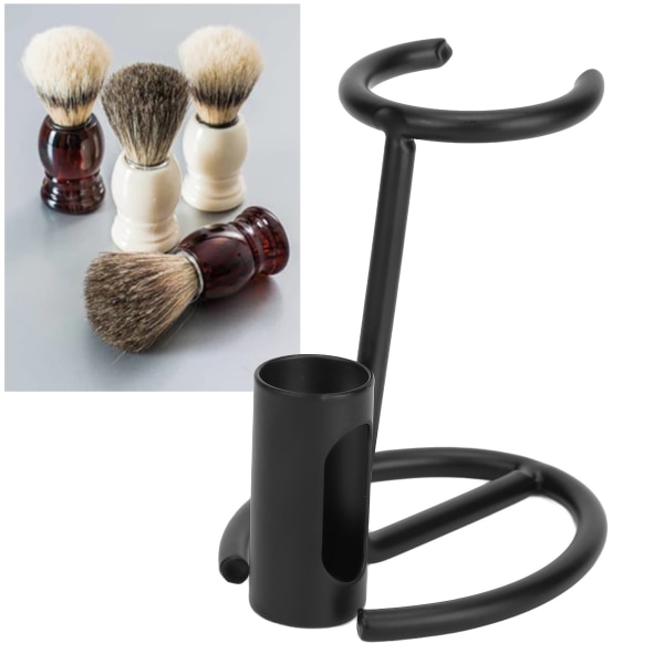 Barberbørstestativ Metalllegering Sikkerhet Barbering Tilbehør Skjønnhetspleie for menn