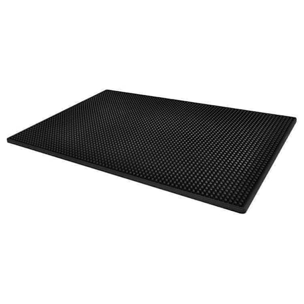 Oppvaskmatte - Oppvaskstativ - 45 x 30cm - Svart