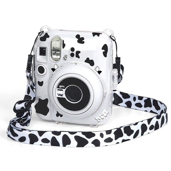 1 sett for Instax Mini 12 Transparent kameraveske Reise Skulder A2