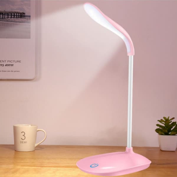 LED Skrivebordslampe Leselampe HVIT hvit