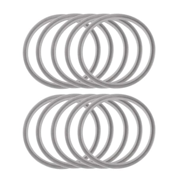 10-pack Silikon O-ringar för Nutribullet 600 Pro 900 Serien Grå 85g
