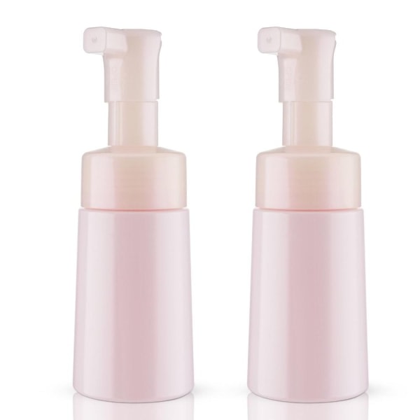2 skumpumpsflaskor tomma pumpflaskor ROSA 150ml 150ml rosa 150ml-150ml pink 150ml-150ml