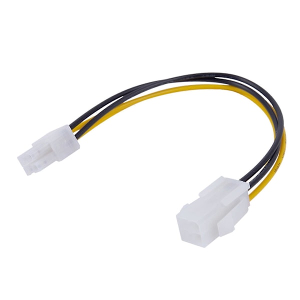 2X 20CM/8 Tum 12V 4-Pin Hane till 4-Pin P4 Hona CPU Strömförsörjningsförlängningskabel.pa