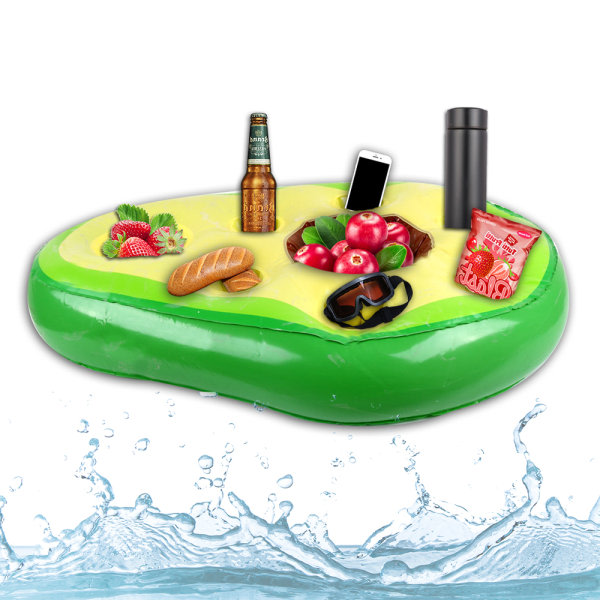 Flytande fruktdryckshållare for pool, Pooldryckshållare flyter, simbassängtillbehör for voksne
