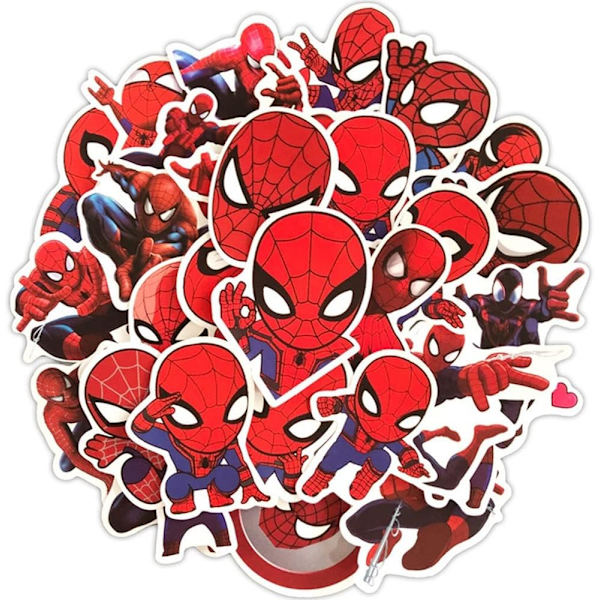 35 kpl vinyyli-tarroja vedenkestäviä Spider-Man graffiti-tarroja