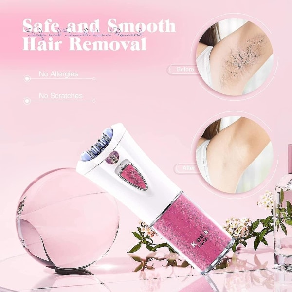 Paris_Hårfjerning, Smooth Glide Epilator, Bærbar trådløs barbermaskine, Barbermaskine til ansigtshår-yyc