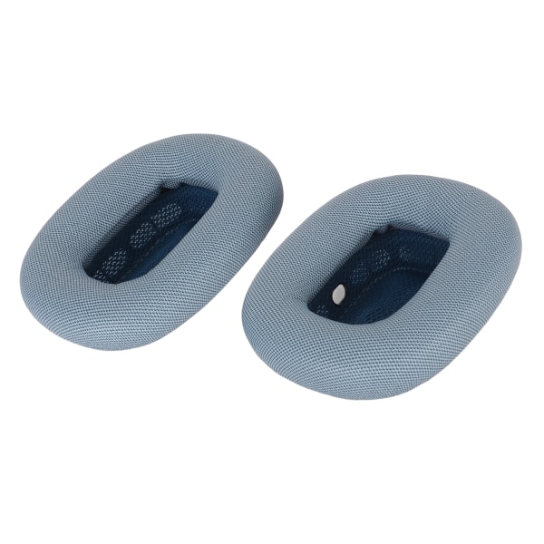 Erstatningsørepude Proteinlæder Memory Foam Bløde åndbare hovedtelefoner Ørepuder til IOS-øretelefoner MAX Blue