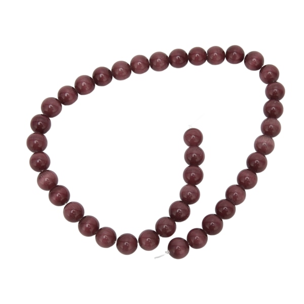 10 mm multifunktionel natursten runde perler Armbånd perler DIY smykker dekoration tilbehør Mørk lilla
