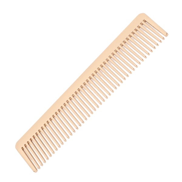 Hårkam Mini brede tenner styling sinklegering bærbar skjeggkam for hjemmesalong Golden