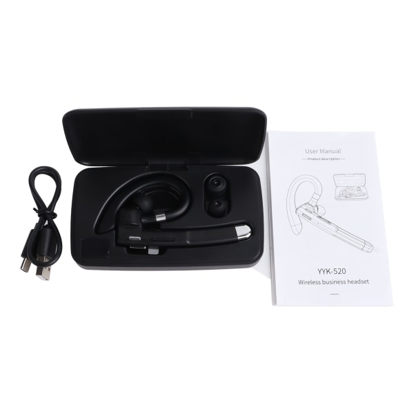 Langaton Bluetooth kuuloke vedenpitävä, kevyt yksikorvainen BT 5.1 langaton handsfree-kuuloke toimistokäyttöön