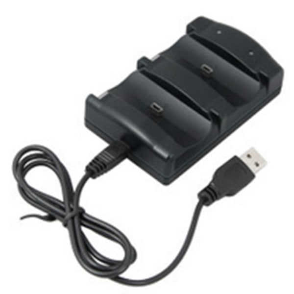 Laddare för PS3-kontroller med laddningsstation, snabbladdning, indikator, snabb, säker och effektiv（PA)