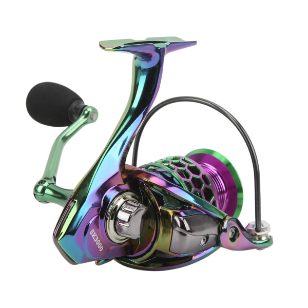 Lure Spinning Reel Metal Spinning Fishing Wheel Gapless 5.0:1 Hastighetsforhold fiskesnelle for ferskvann saltvann SK3000