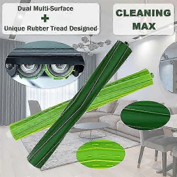 Gummirollerborstkit för iRobot Roomba S9 (9150) S9+ S9 Plus (9550)