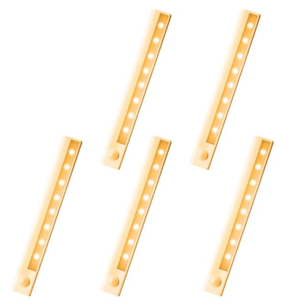 Paris LED-ljuslist med rörelsesensor 5-pack, Varmvit