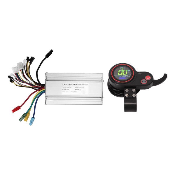 DC børsteløs motorcontroller med LCD farveskærm panelholder til elcykel 36V 48V 30A