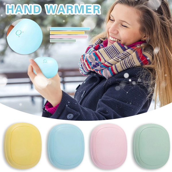 Håndvarmende USB Genopladelig Bærbar Vinter Mini Håndvarmere Genanvendelige Håndvarmere Artefakt