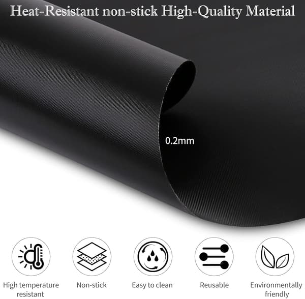Grillmatte, stekebrett, bakebrett - Non-Stick - 40x33cm