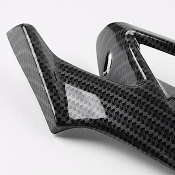 Motorcykel Pneumatisk Bagspoiler Beskyttelse Frontkåbe Universal Sort