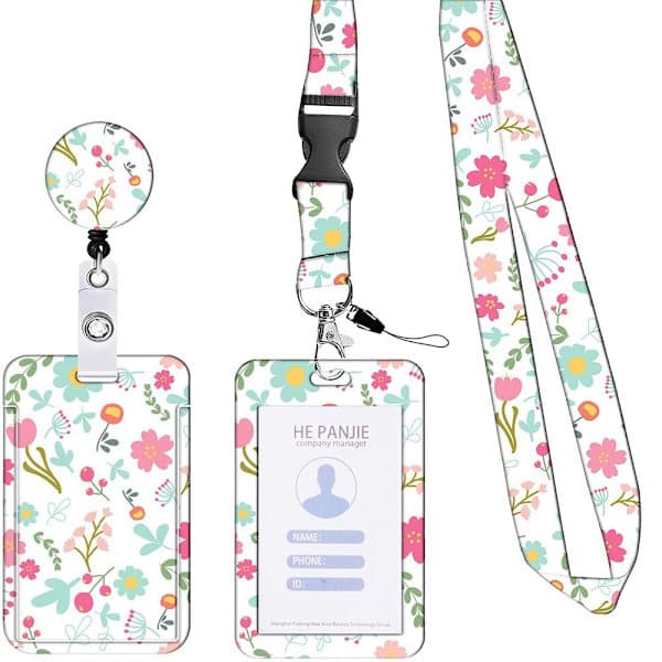 ID-brikkeholder Navnelapp Lanyard 5 5 5
