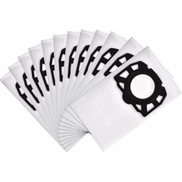 Leadaybetter 12 Støvsugerposer for Karcher WD4 WD5 WD6 Premium, egnet for Karcher MV4, MV5, MV6 våt- og tørrsuger 2.863-006.0,,.pa